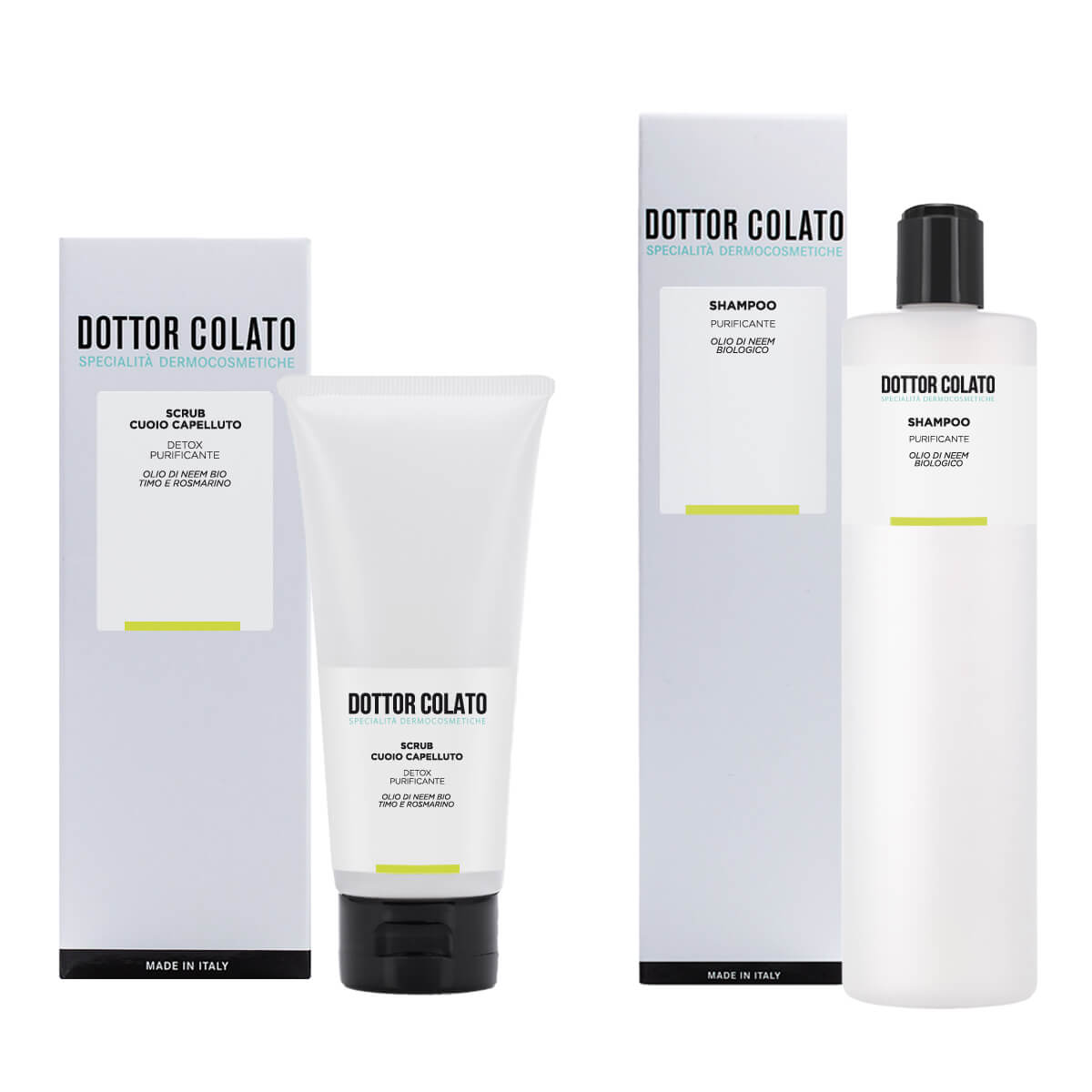 Dottor Colato kit detox cute e capelli trattamento