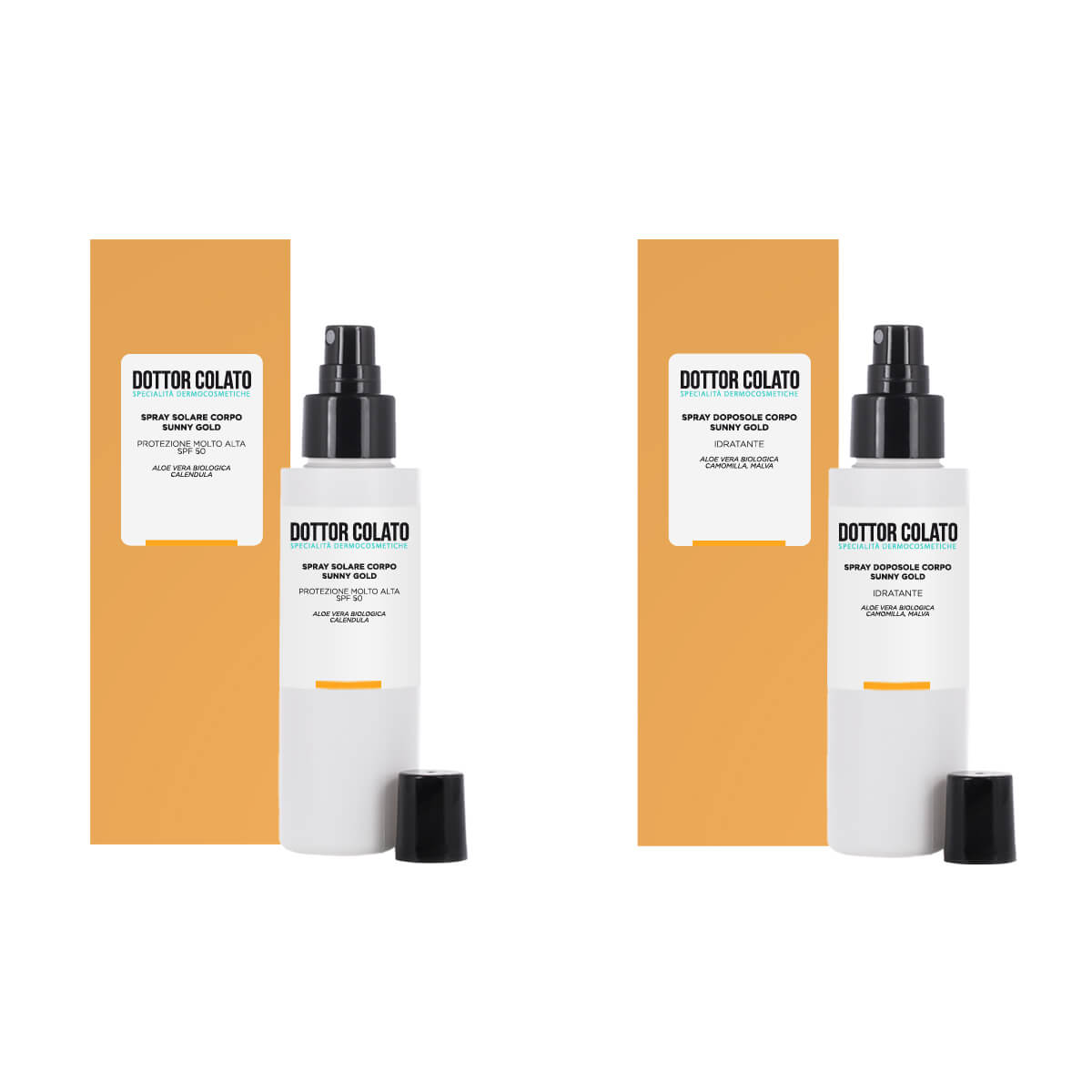 Dottor Colato kit solare spray SPF 50 + doposole