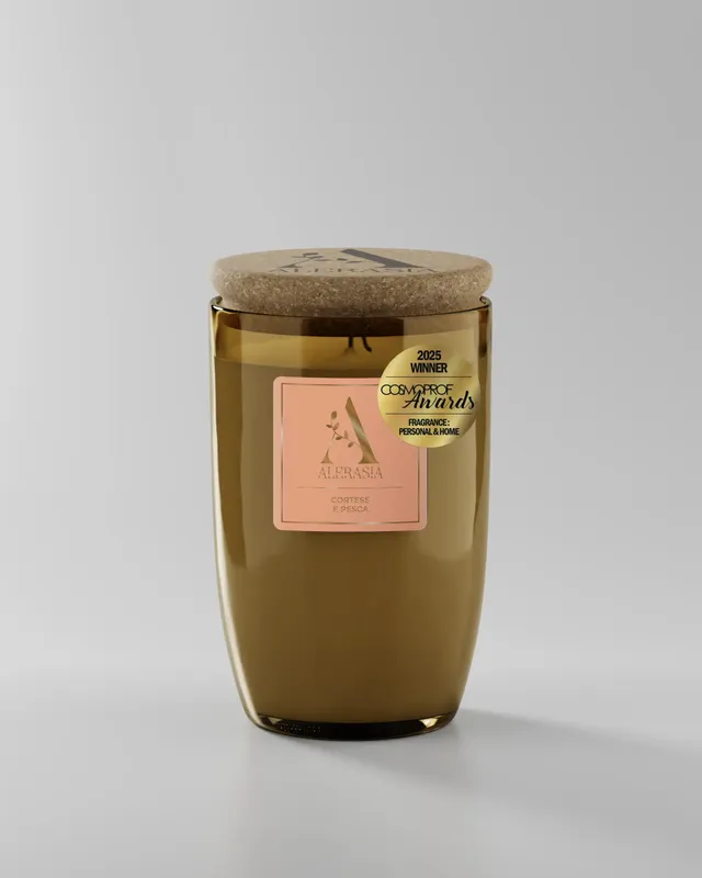 Alerasia Candela profumata 200 ml cera vegetale vino