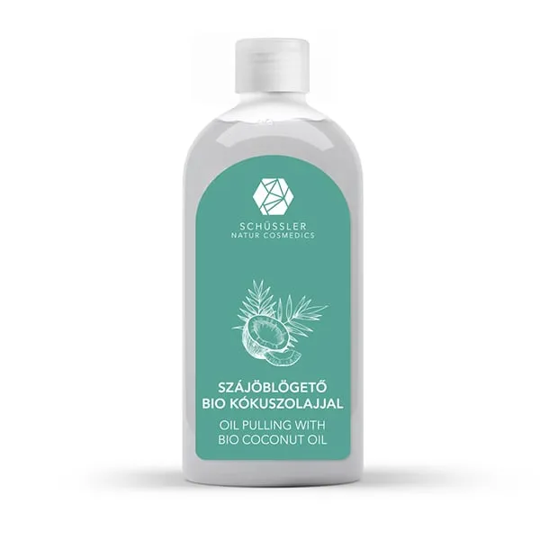 Schussler collutorio oil pulling olio di cocco bio menta