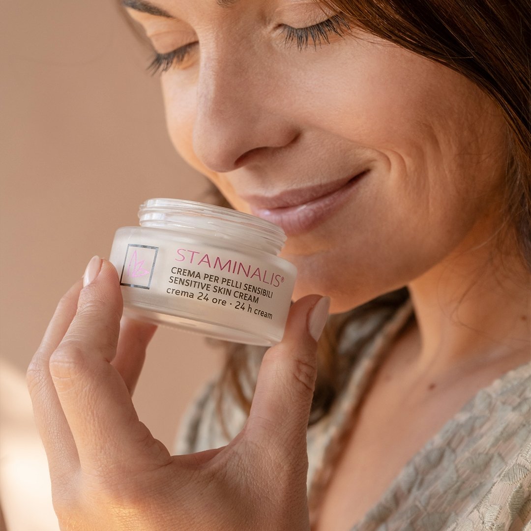 Staminalis crema viso pelli sensibili 50 ml lenitiva