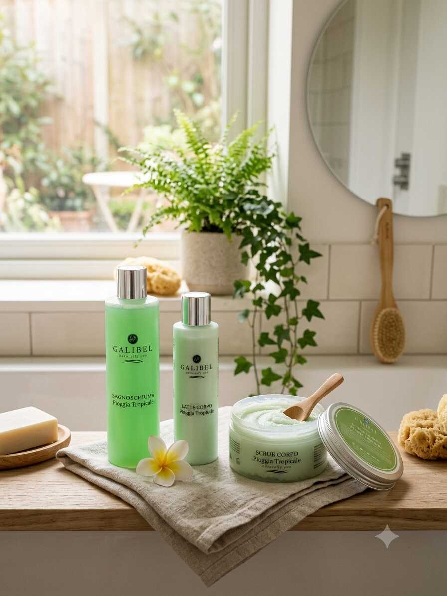 Galibel Pioggia Tropicale kit corpo 3 pezzi esfoliante
