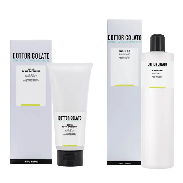Dottor Colato kit detox cute e capelli trattamento