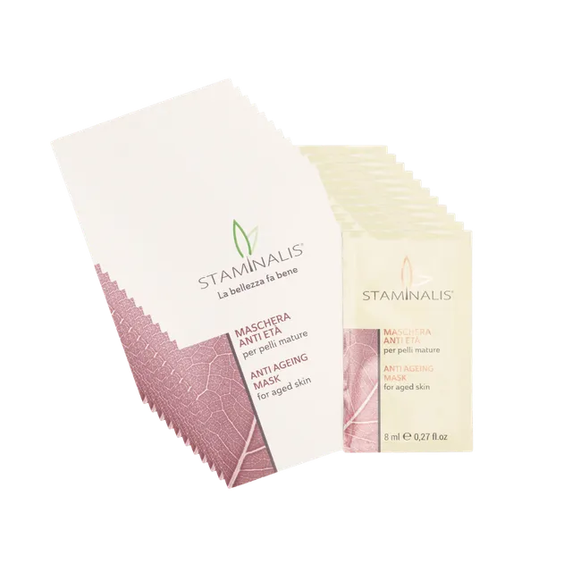 Staminalis Anti Age Maschera Viso 8 ml pelli mature