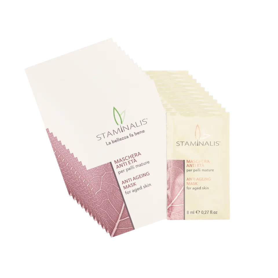 Staminalis Anti Age Maschera Viso 8 ml pelli mature