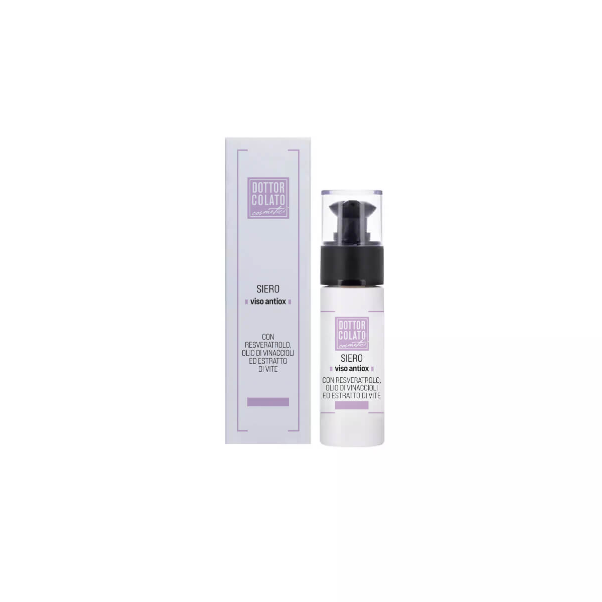 Dottor Colato Siero Viso Resveratrolo Olio di Vinaccioli