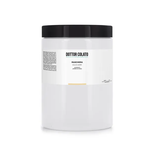 Dottor Colato Calco-derm maschera viso alginati amido di riso