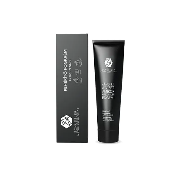 Schussler dentifricio sbiancante carbone attivo