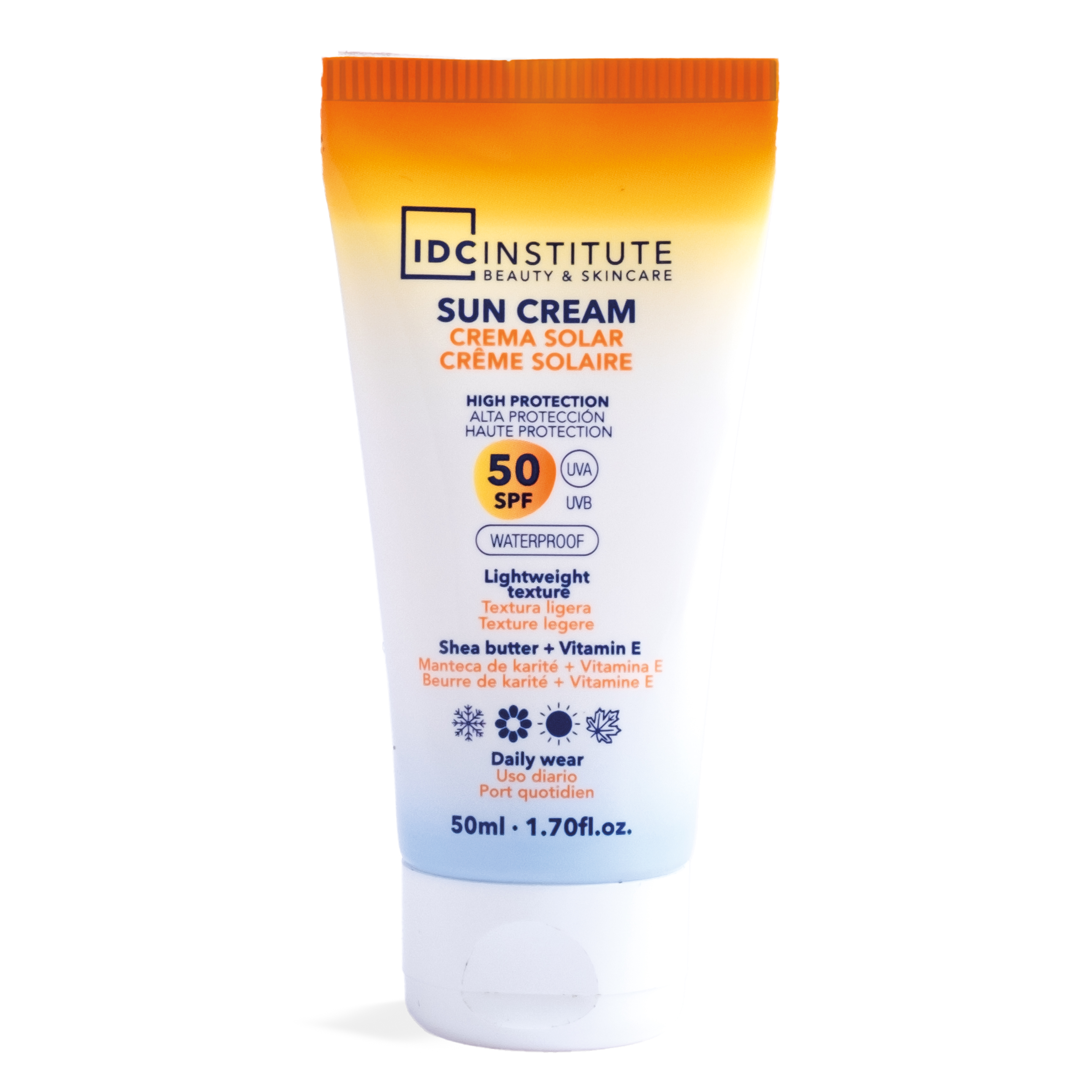 IDC Institute Sun Cream SPF 50 Crema Solare 50 ml Waterproof