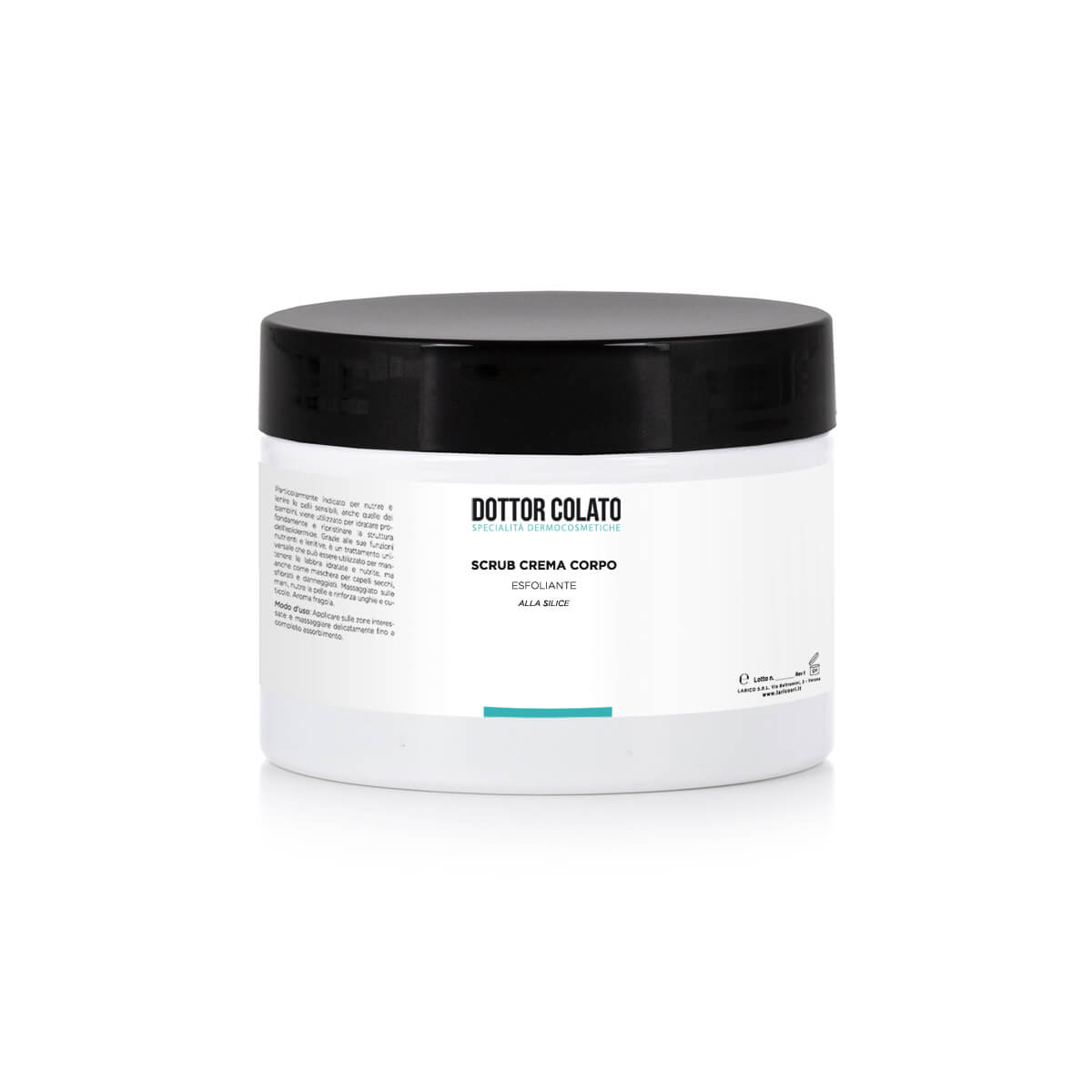 Dottor Colato Scrub crema corpo esfoliante vaso levigante