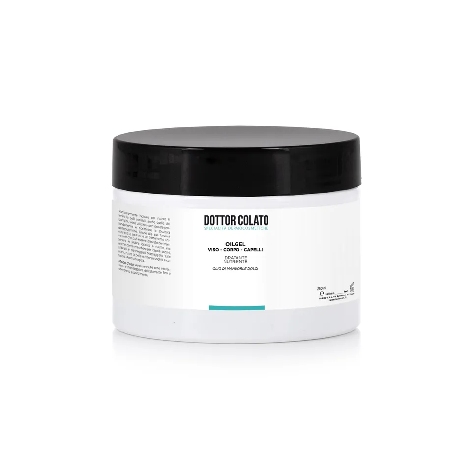 Dottor Colato Oilgel Mandorle Dolci per Viso Corpo Capelli