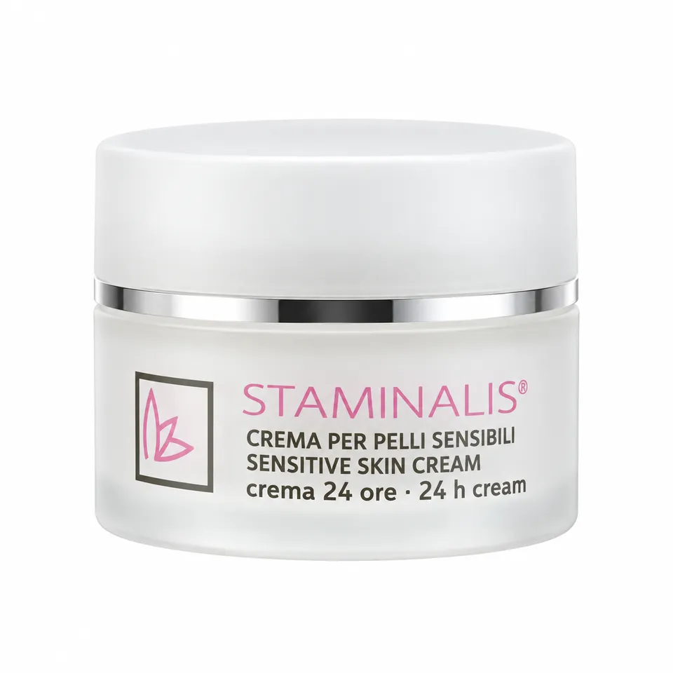 Staminalis crema viso pelli sensibili 50 ml lenitiva