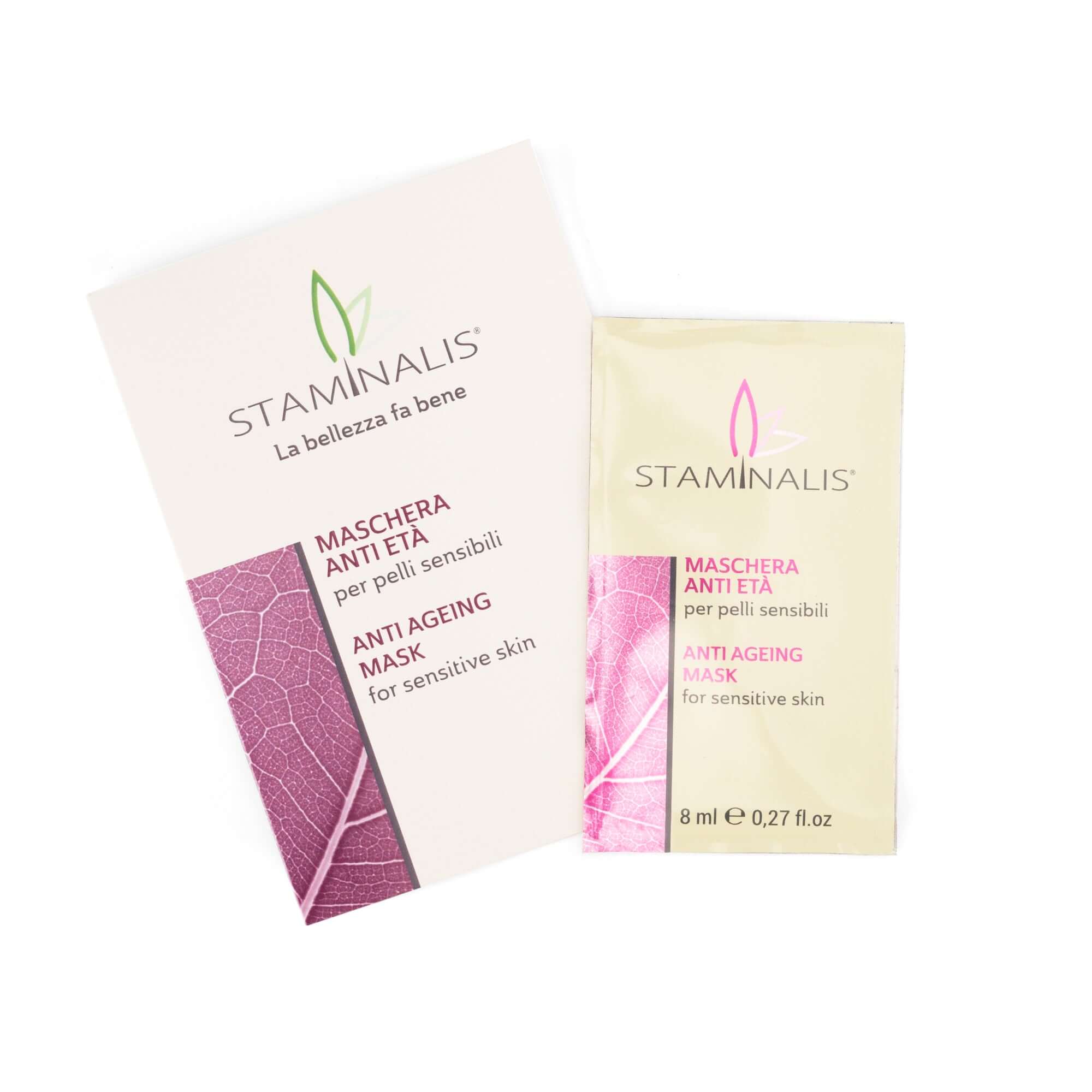 Staminalis Maschera Pelli Sensibili maschera viso 8 ml lenitiva
