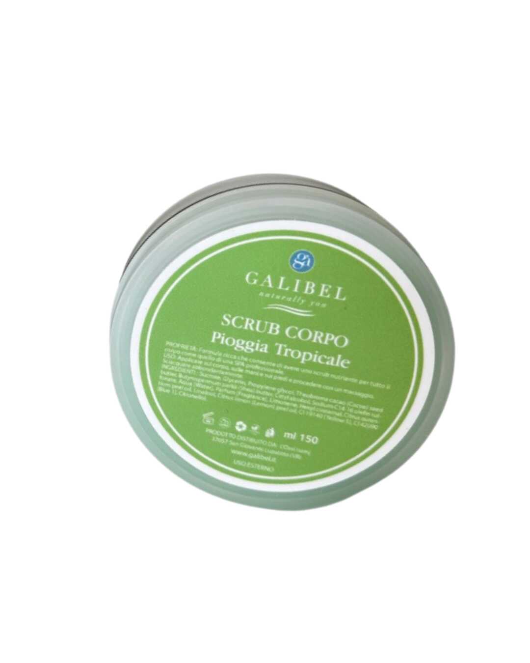 Galibel Pioggia Tropicale scrub corpo setificante