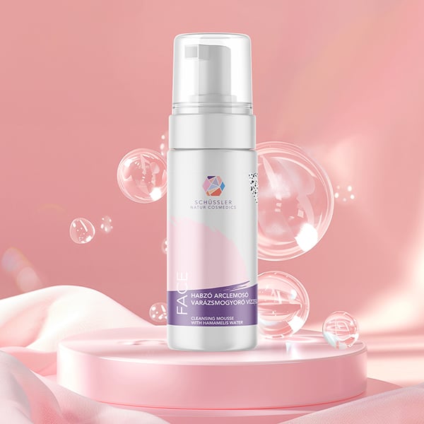 Schussler detergente viso schiumogeno amamelide pelle sensibile