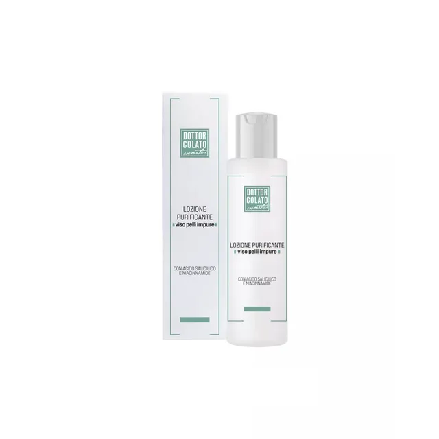 Dottor Colato Lozione purificante salicilico niacinamide viso corpo