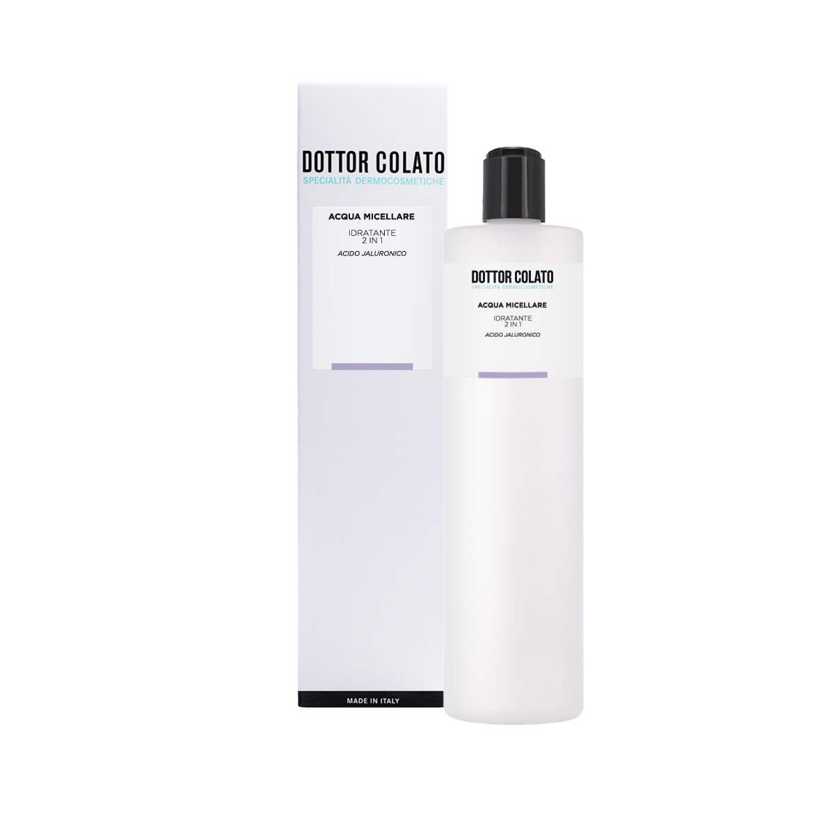 Dottor Colato Acqua Micellare Viso Acido Ialuronico 2 in 1