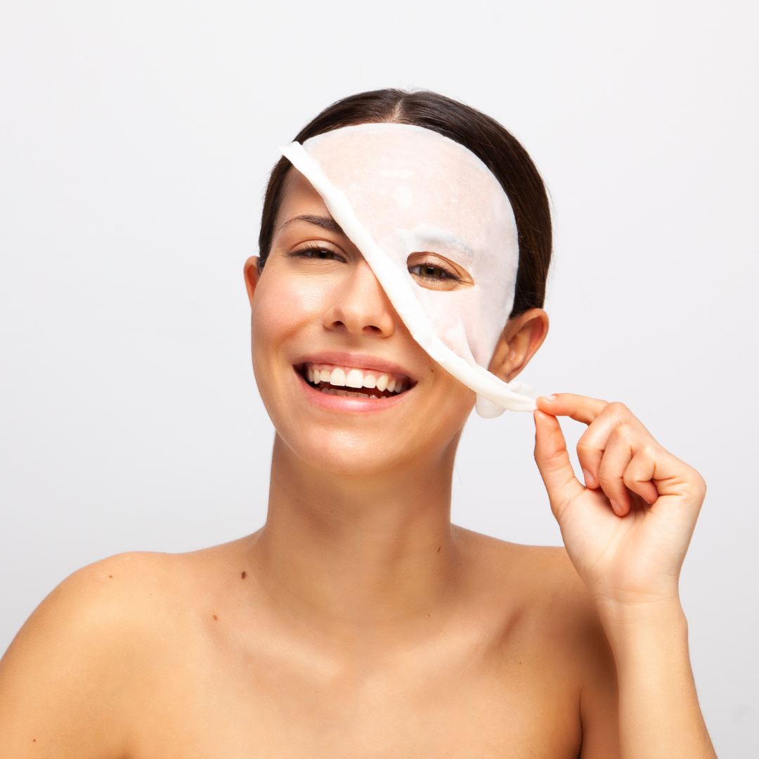 IDC Institute Natural Elements Maschera Viso Tessuto Naturale