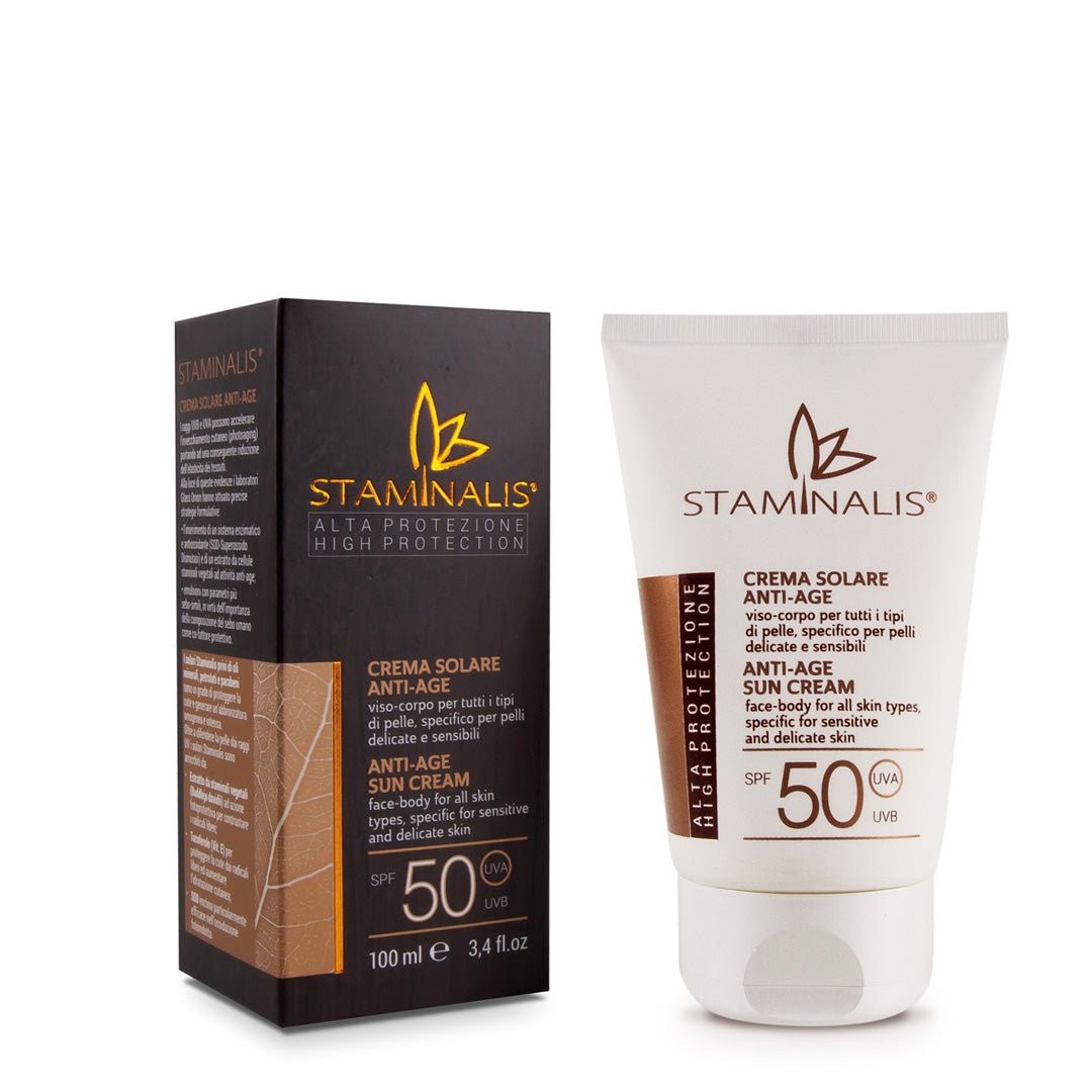 Staminalis Anti-Age SPF 50 crema solare viso e corpo 100 ml