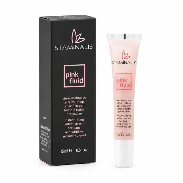 Staminalis Pink Fluid Siero Occhi Borse 15 ml