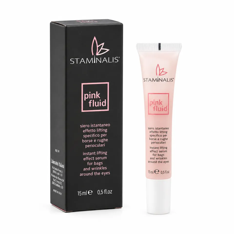 Staminalis Pink Fluid Siero Occhi Borse 15 ml
