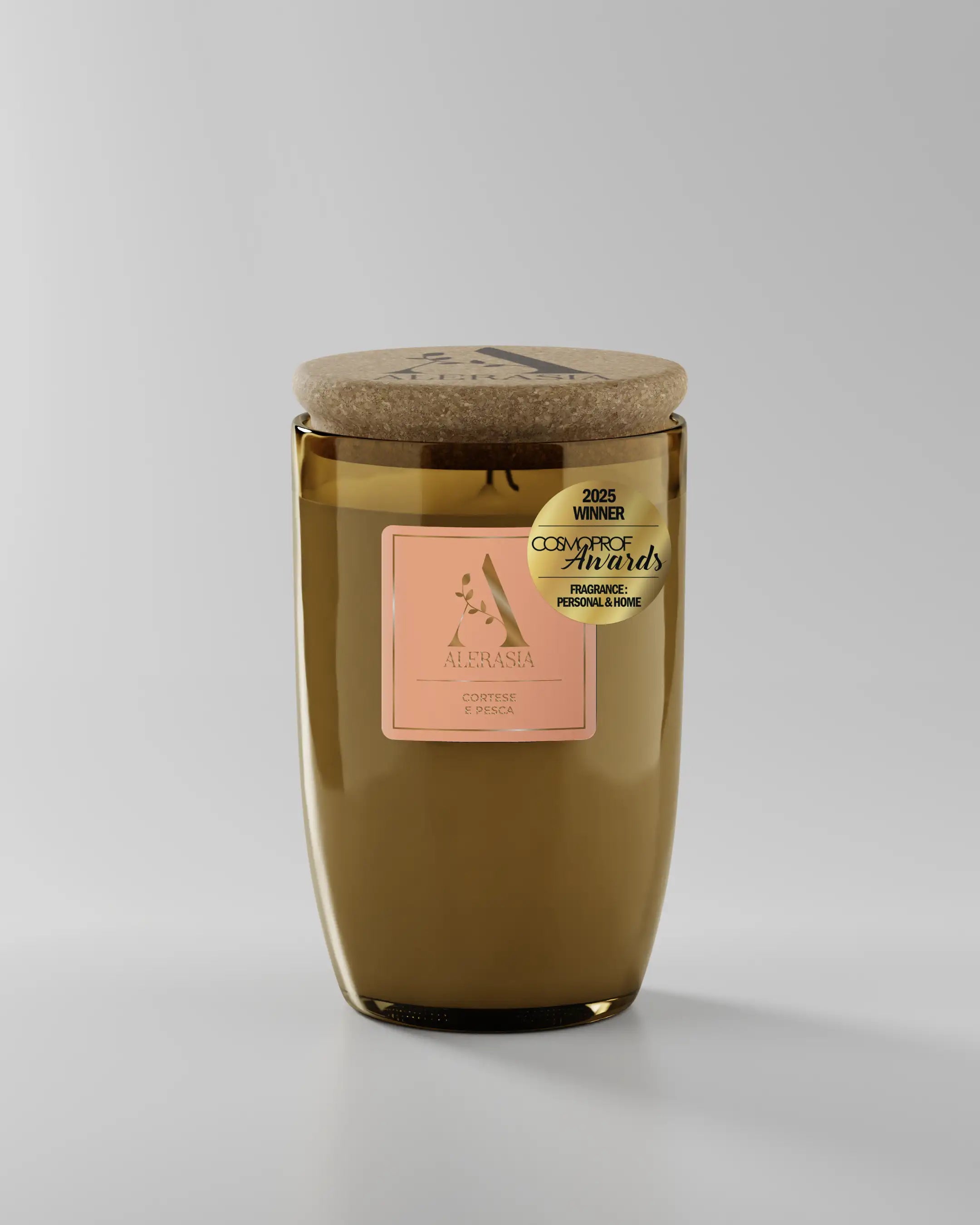 Alerasia Candela profumata 200 ml cera vegetale vino