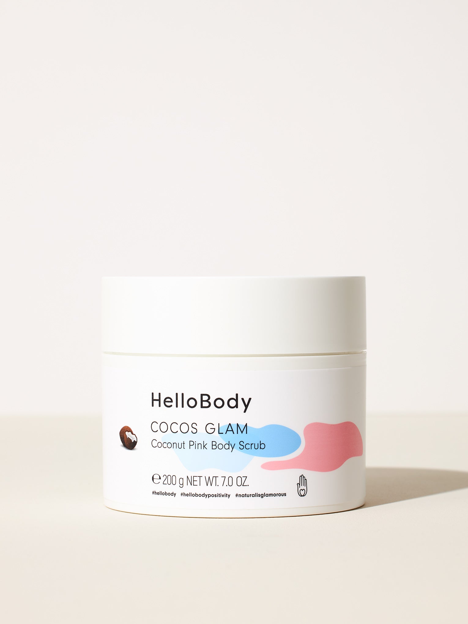 HelloBody Cocos Glam Scrub Corpo Sale 200 ml Cocco