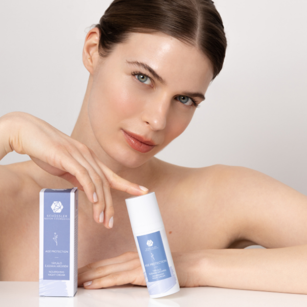 Schüssler Age Protection Crema Viso Notte Nutriente Karité