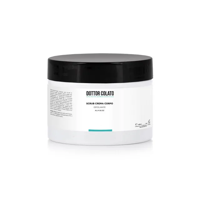Dottor Colato Scrub crema corpo esfoliante vaso levigante
