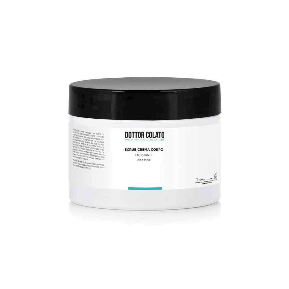 Dottor Colato Scrub crema corpo esfoliante vaso levigante
