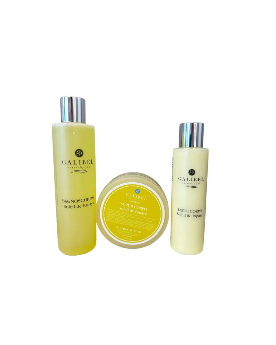 Galibel Spa Soleil de Papaya kit corpo 3 pezzi