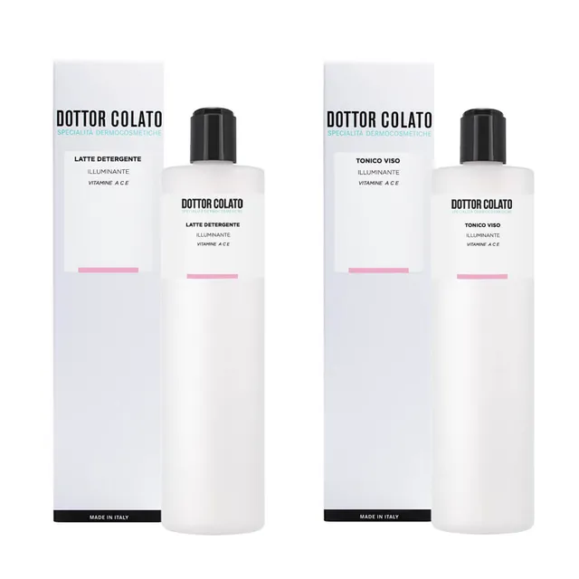 Dottor Colato Vitamine A C E kit detergenza viso