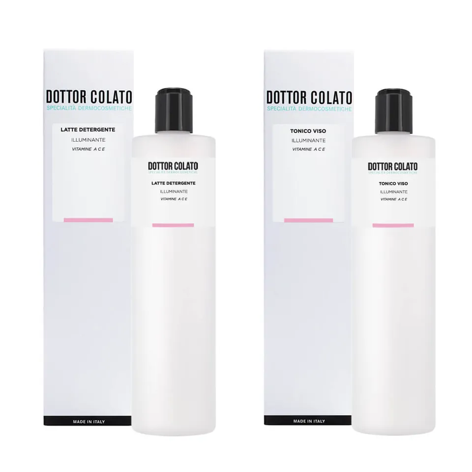 Dottor Colato Vitamine A C E kit detergenza viso