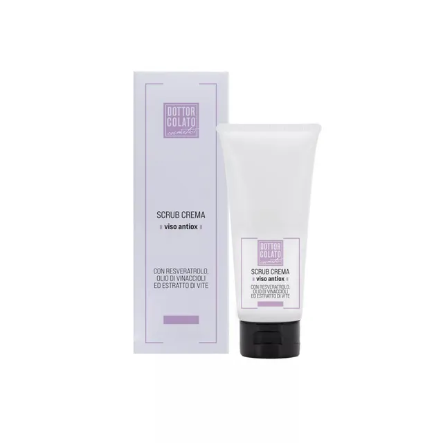 Dottor Colato Scrub Crema Viso Resveratrolo Olio Vinaccioli