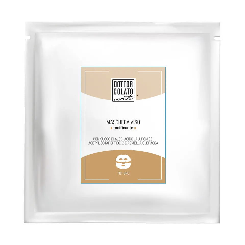 Dottor Colato TNT Oro maschera viso tonificante