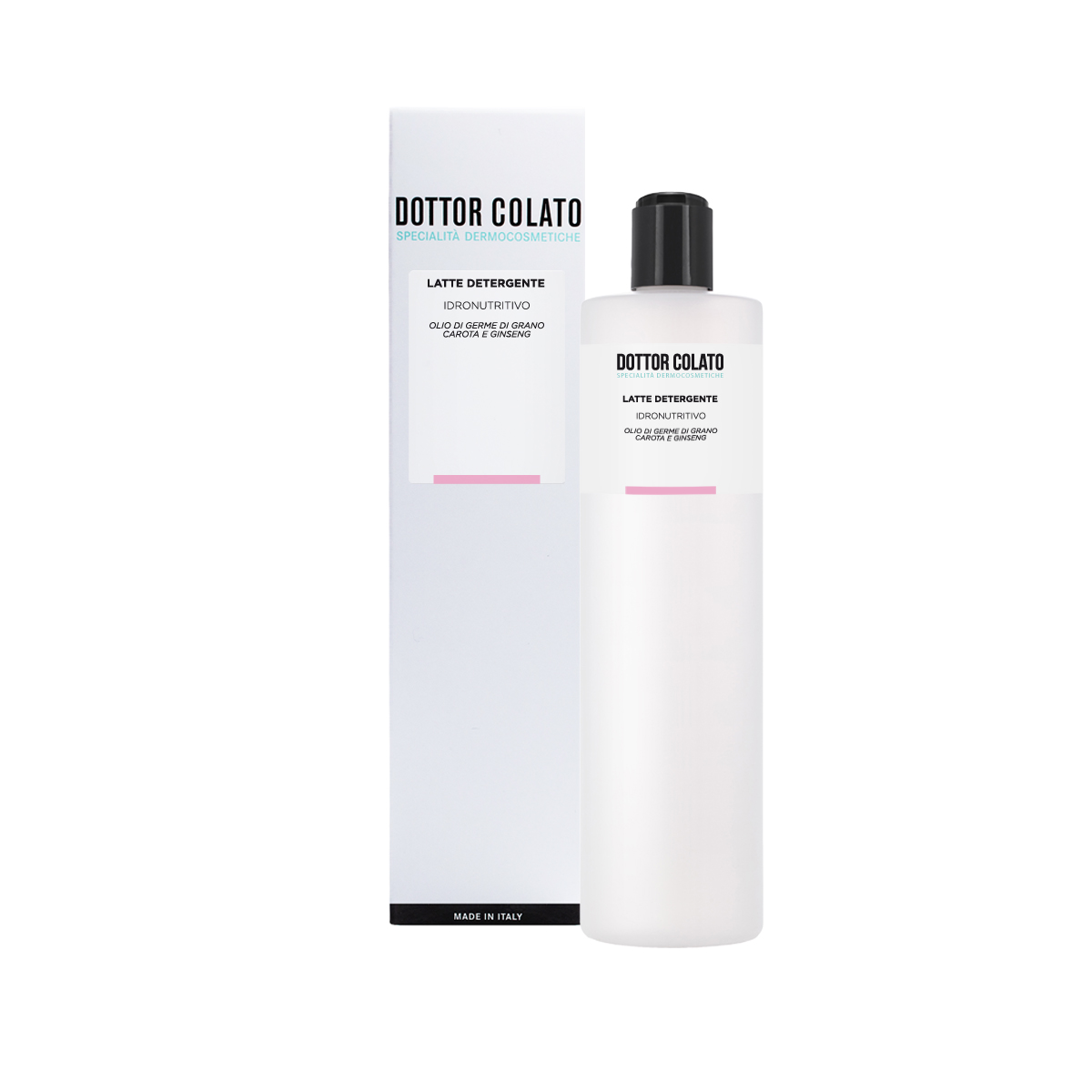 Dottor Colato Latte Detergente Viso Pelli Secche Ginseng