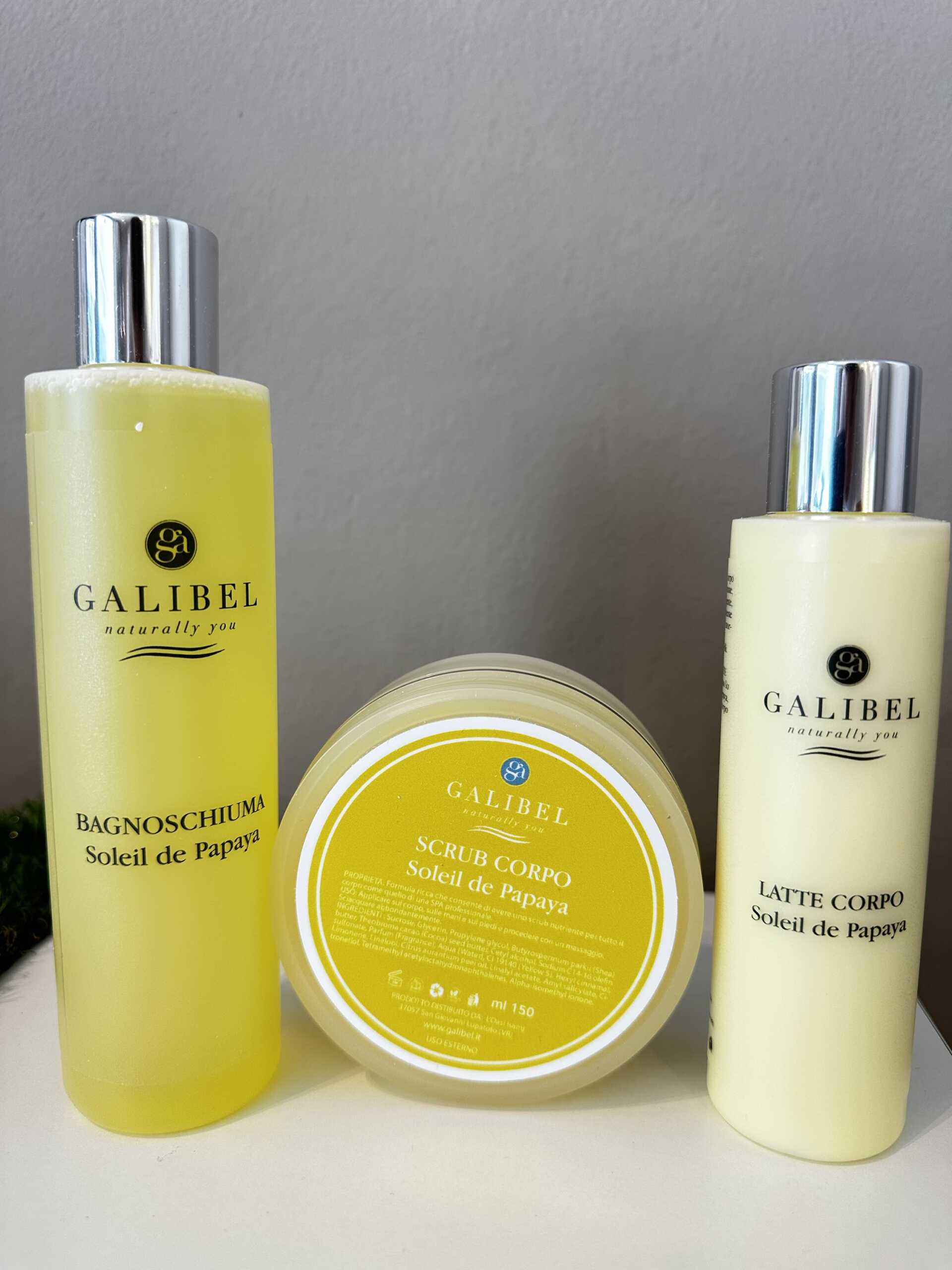 Galibel Soleil de Papaya scrub corpo esfoliante