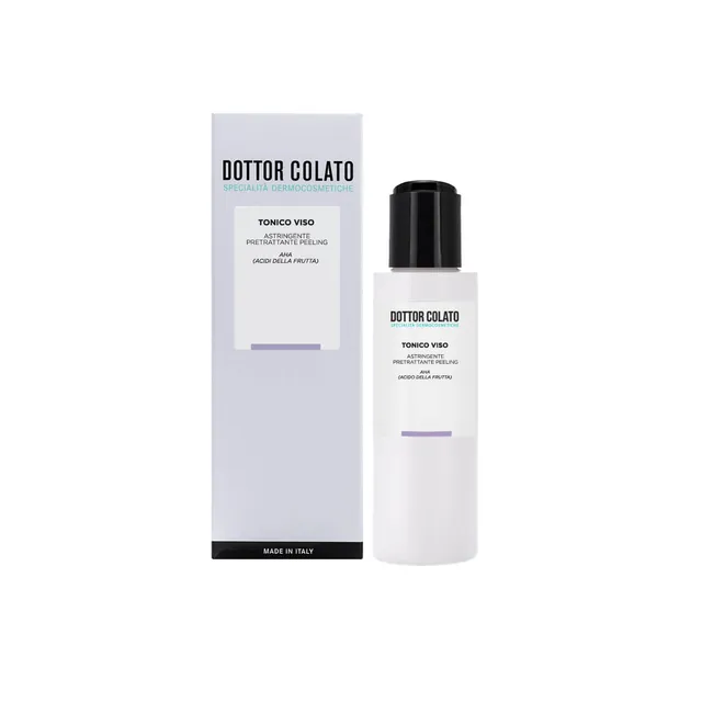 Dottor Colato Tonico Viso AHA Astringente Pretrattamento Peeling