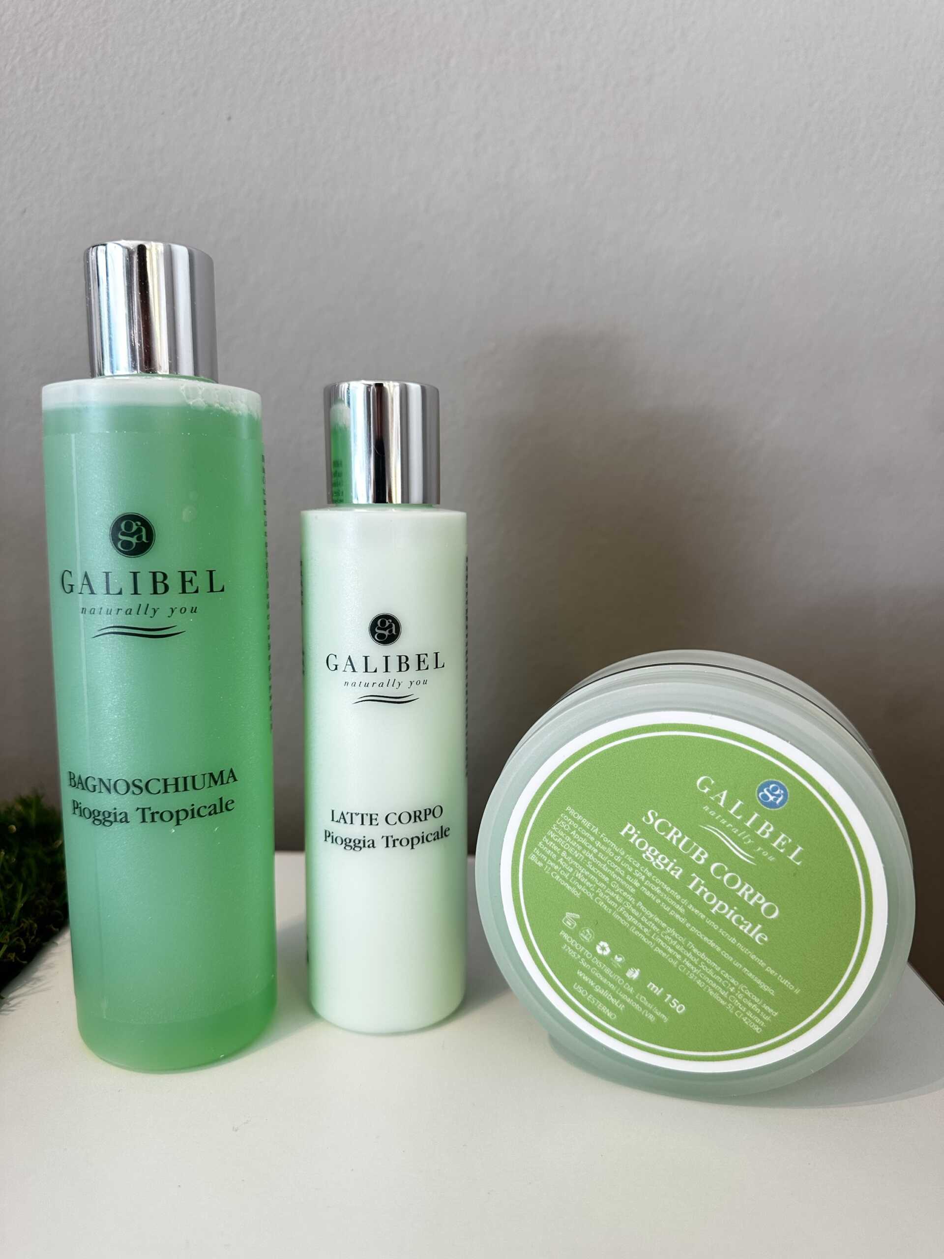 Galibel Pioggia Tropicale scrub corpo setificante