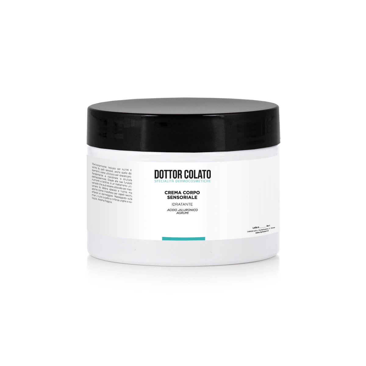 Dottor Colato Crema Corpo Sensoriale Agrumi Acido Ialuronico