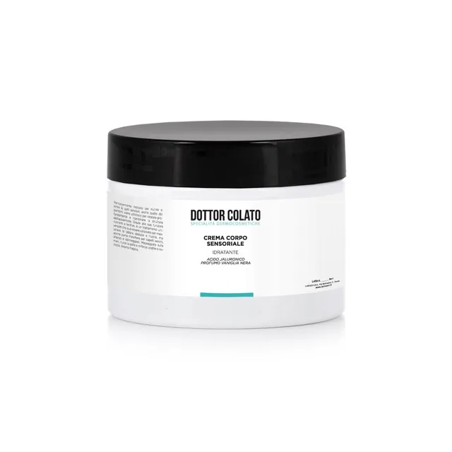 Dottor Colato Crema Corpo Idratante Vaniglia Nera Ialuronico