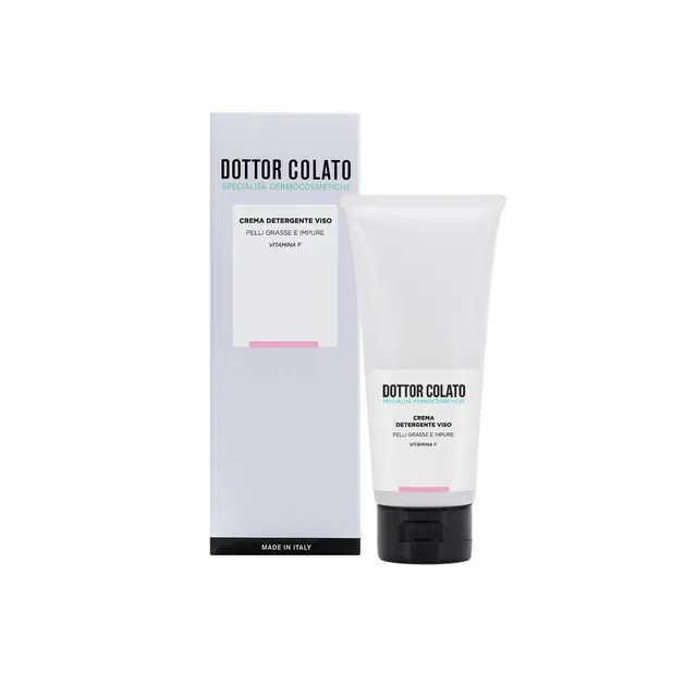 Dottor Colato Crema Detergente Viso Vitamina F Pelli Grasse