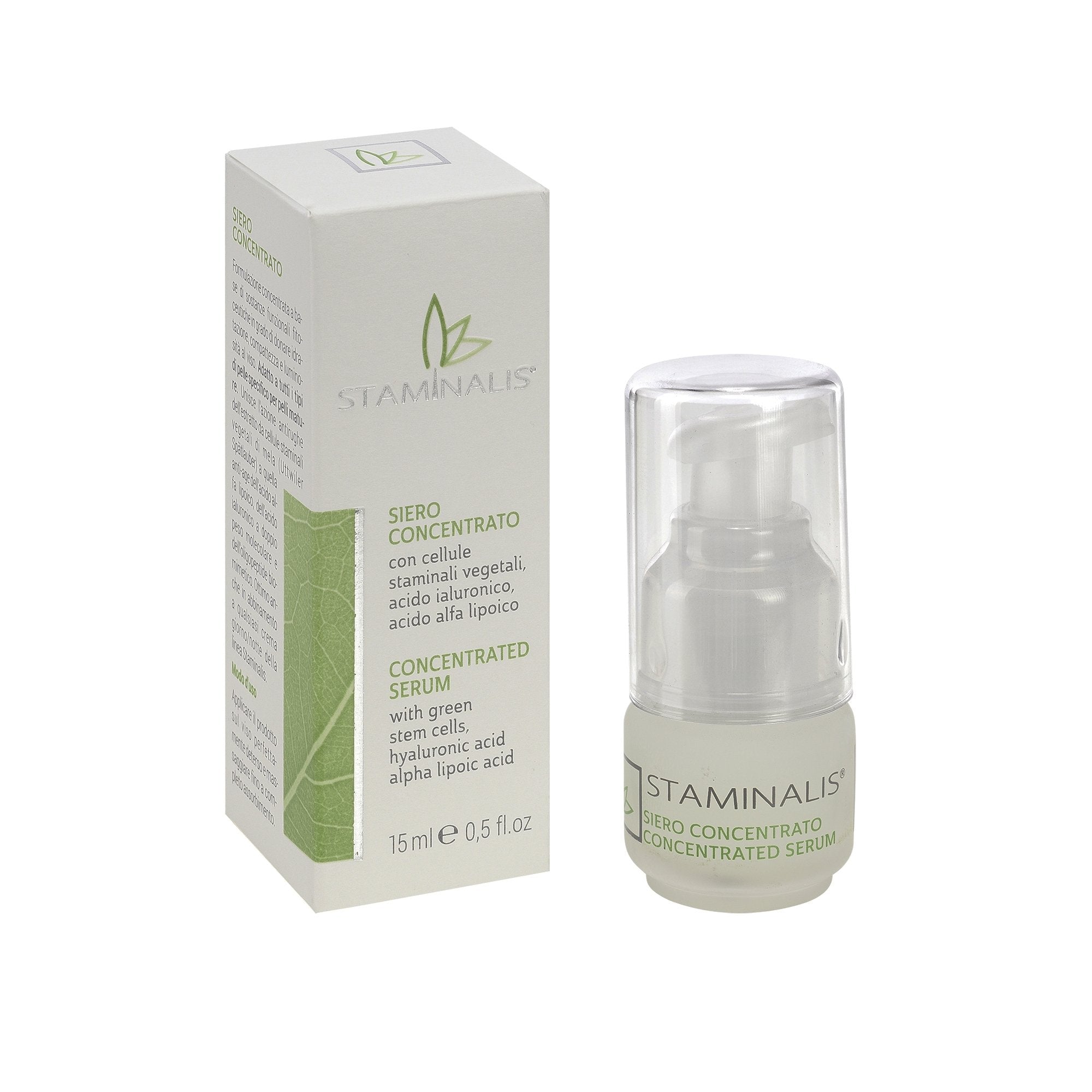 Staminalis Siero Concentrato Idratante Rigenerante Viso 15 ml