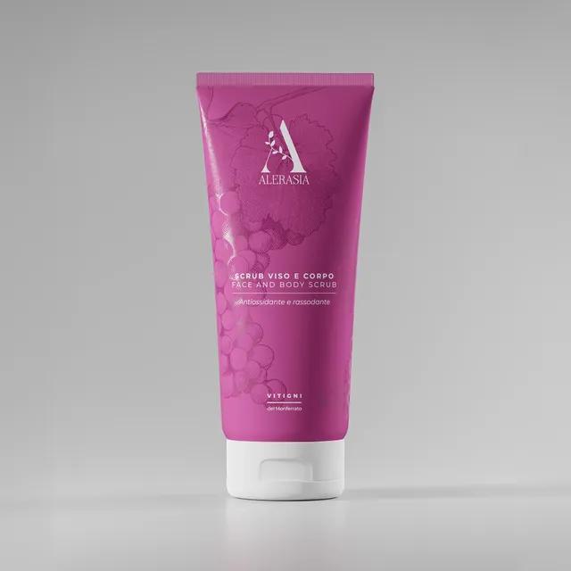 Alerasia Scrub Viso e Corpo ai Semi d'Uva