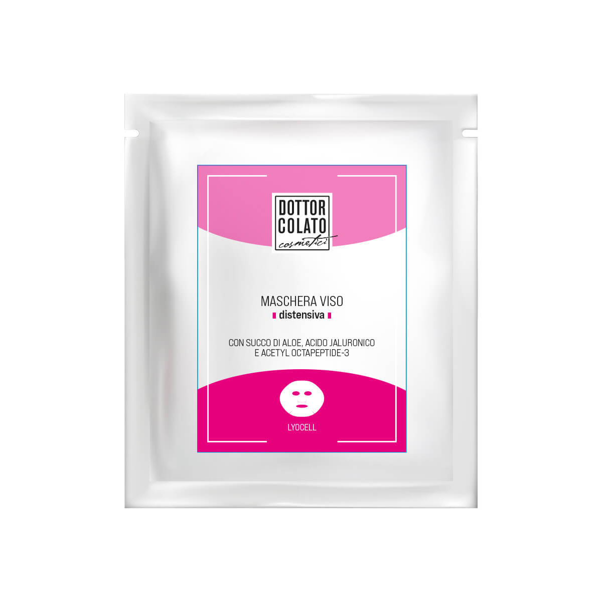 Dottor Colato Lyocell Maschera Viso Distensiva