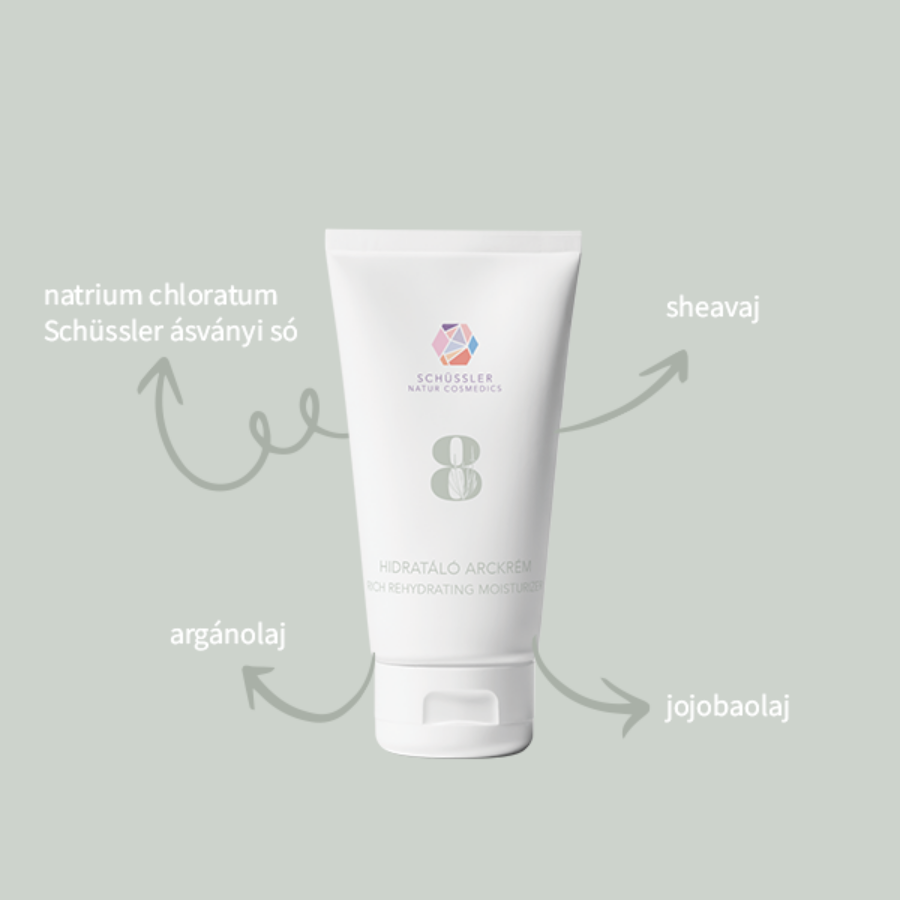 Schussler Natur Cosmedics Nr.8 crema viso idratante karite e argan