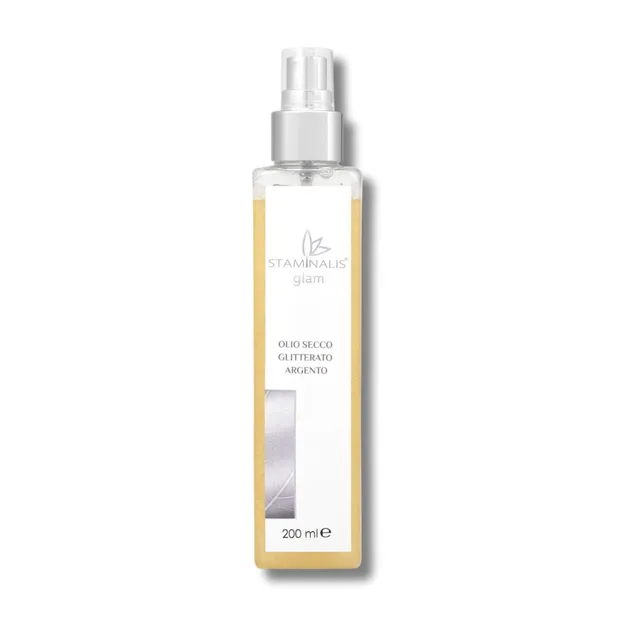 Staminalis Glam Olio Secco Glitterato Argento olio corpo 200 ml