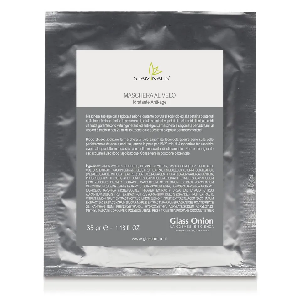 Staminalis Maschera Idratante Anti-Age al Velo 35 g pelli secche