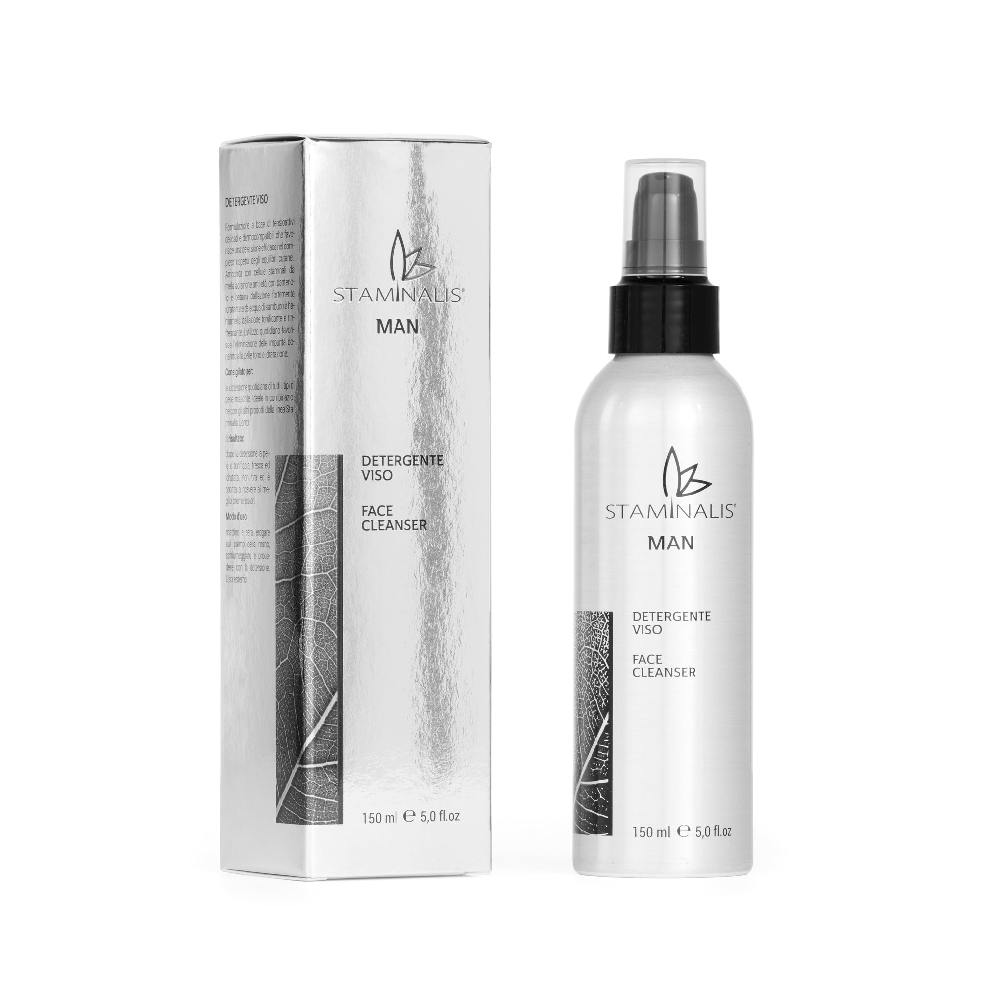 Staminalis Man Detergente Viso Uomo 150 ml idratante