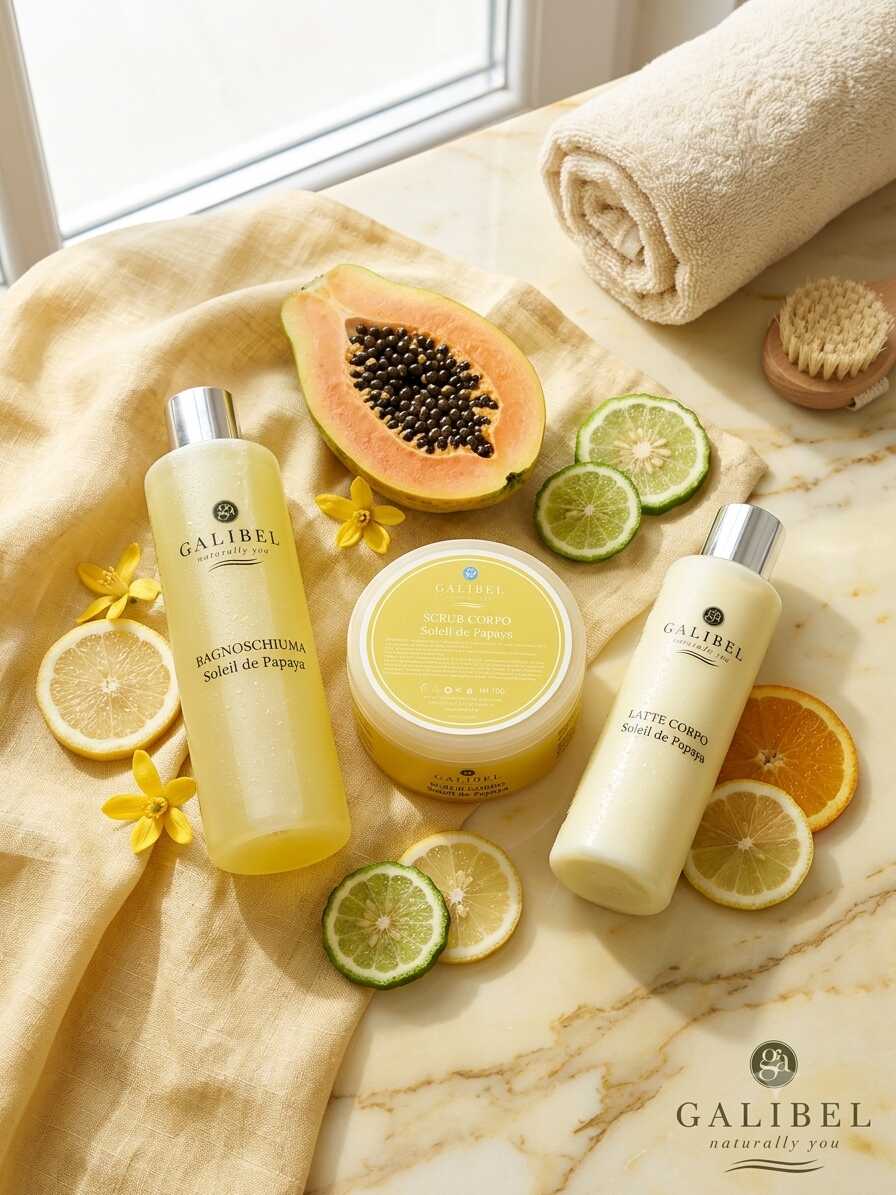 Galibel Spa Soleil de Papaya kit corpo 3 pezzi